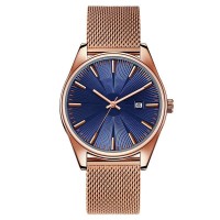 Unisex quartz watch stainless steel band business mens Watches custom your own brand