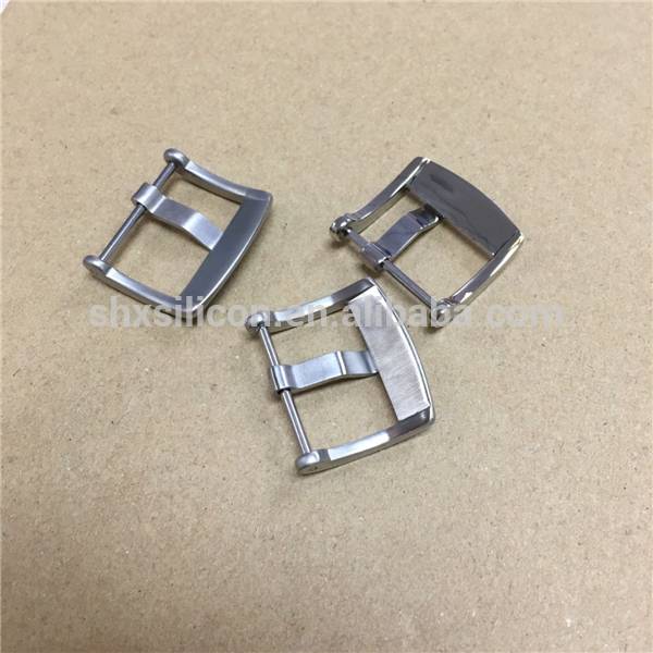 High-quality silver 20 22mm stainless steel watch strap buckle wholesale